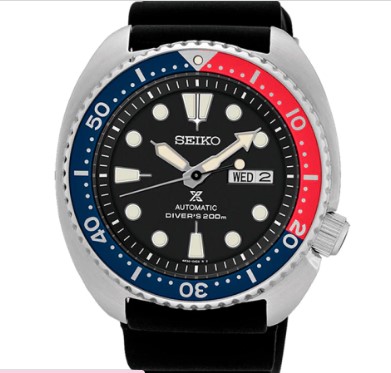 Relógio masculino automático Seiko - Prospex Turtle Pepsi