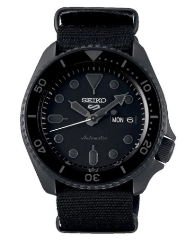 Relógio Masculino Automático Seiko 5 Sport Street Black