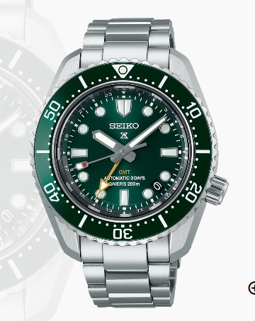 Relógio masculino automático Seiko Prospex GMT Marine
