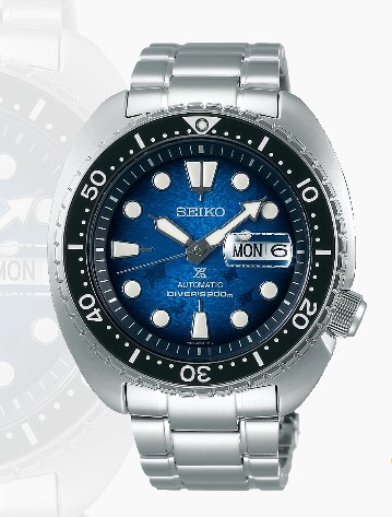Relógio aço masculino automático Seiko Prospex King Turtle