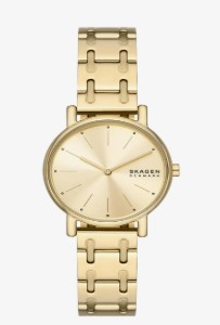 Relógio Dourado Feminino Analógico Skagen