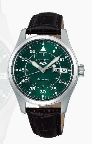 Relógio Couro Masculino Automático Seiko