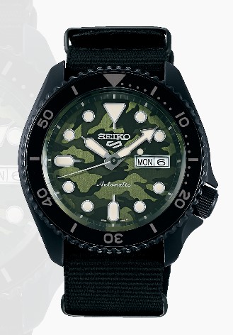 Relógio Aço Masculino Automático Seiko 5 Sports