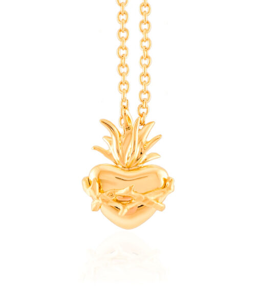 Gargantilha ouro amarelo, Sagrado Coração de Jesus
