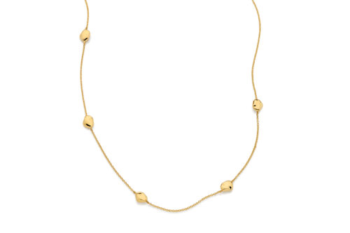 Gargantilha ouro amarelo 35/45cm